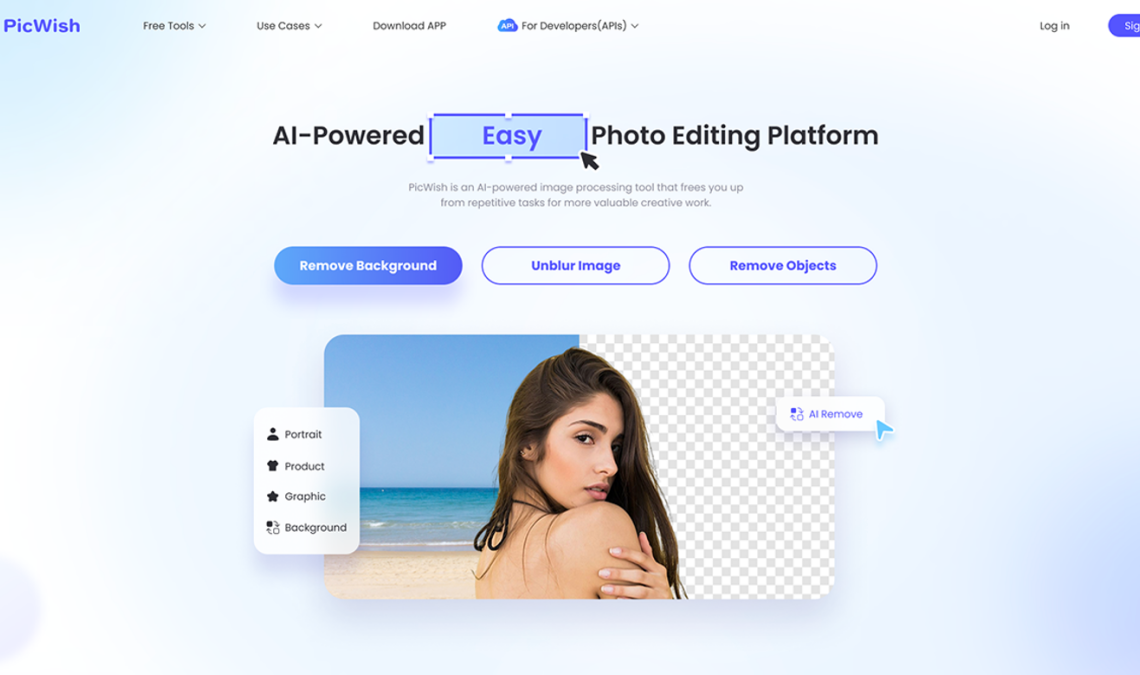 PicWish The Best AI Photo Enhancer and Editor