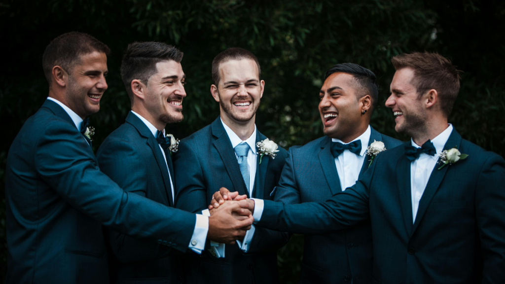 Achieving a Cohesive Groomsmen Look