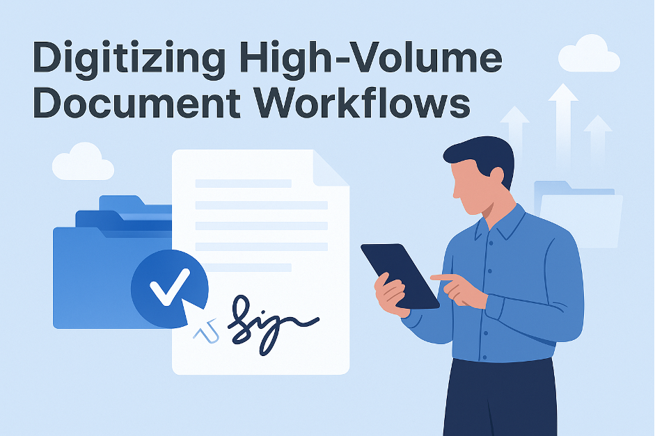 Digitizing High-Volume Document Workflows: Why File-Heavy Teams Need Better eSignature Infrastructure