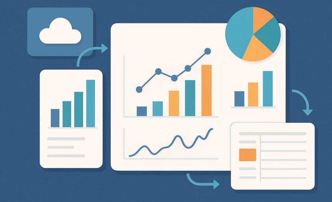Dashboard visualizing SaaS embedded analytics for transforming raw data into customer insights