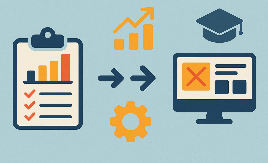 Business analysts learning new skills for transition to product manager positions in companies