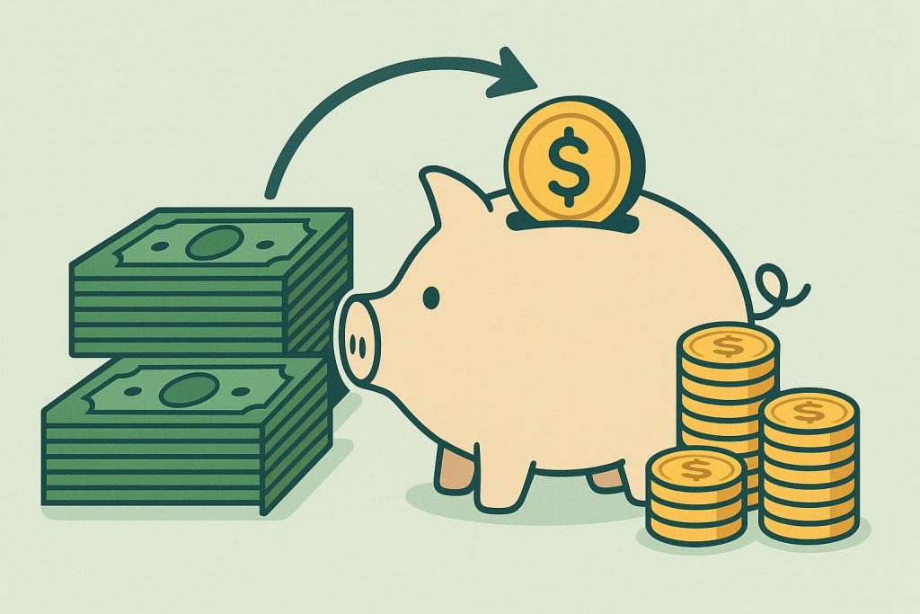 Flowchart illustrating sweep-in auto-FD process in savings accounts for easier understanding