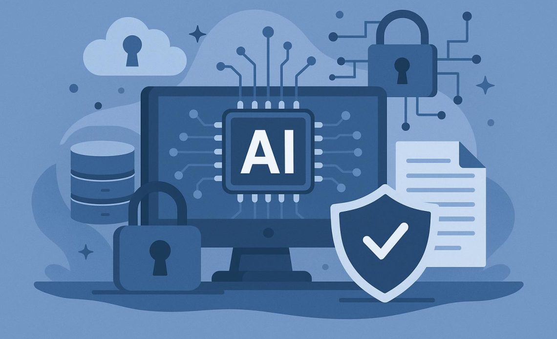 AI technology securing data systems for enhanced cybersecurity and regulatory compliance