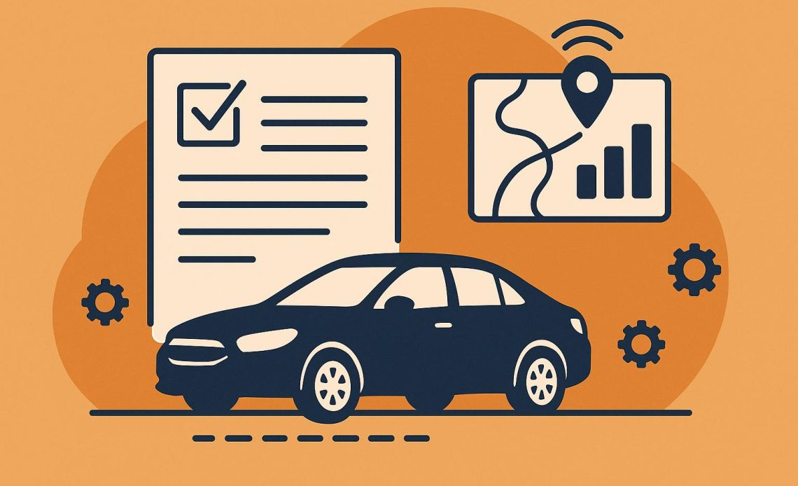 Mileage tracking app dashboard displaying trip routes and auto-calculated deductions for freelancers