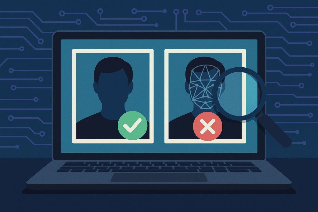 Artificial intelligence scanning digital media for deepfake detection and cybersecurity protection