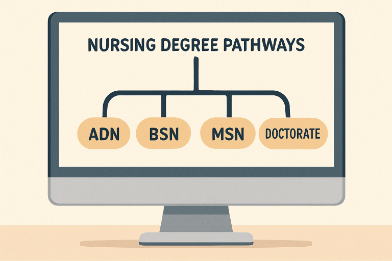 Image 1 of The Different Types of Online Nursing Degrees Explained
