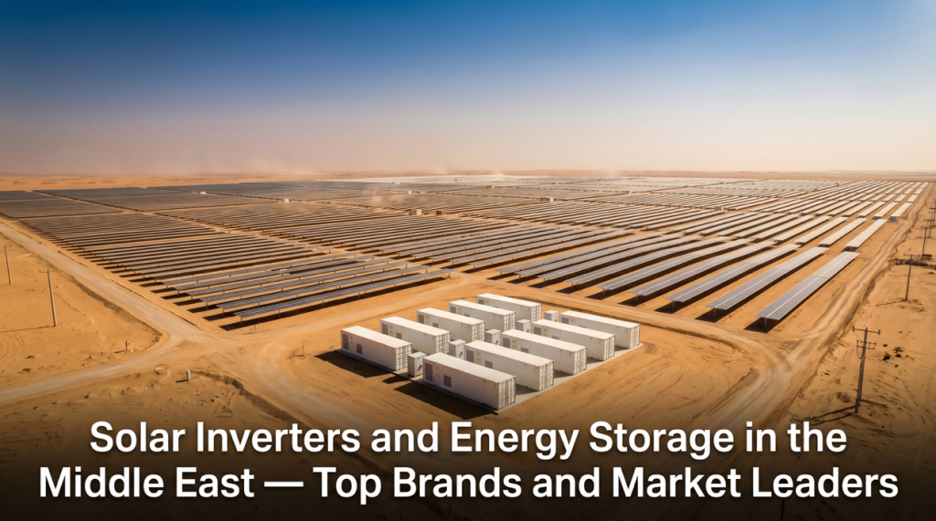 Image 1 of Solar Inverters and Energy Storage Systems in the Middle East: Top Brands Across Residential, C&I, and Utility-Scale Applications