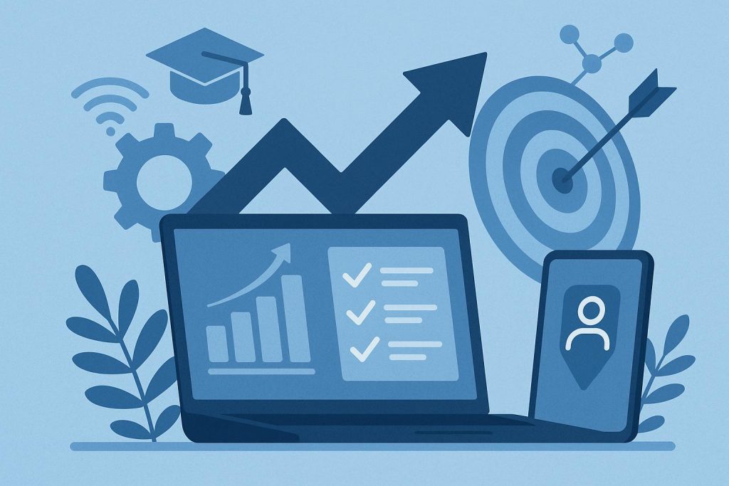 Digital tools and apps enhancing career growth and professional skill development