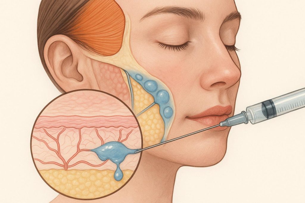 Cohesive hyaluronic acid gels enabling seamless tissue integration in delicate facial areas