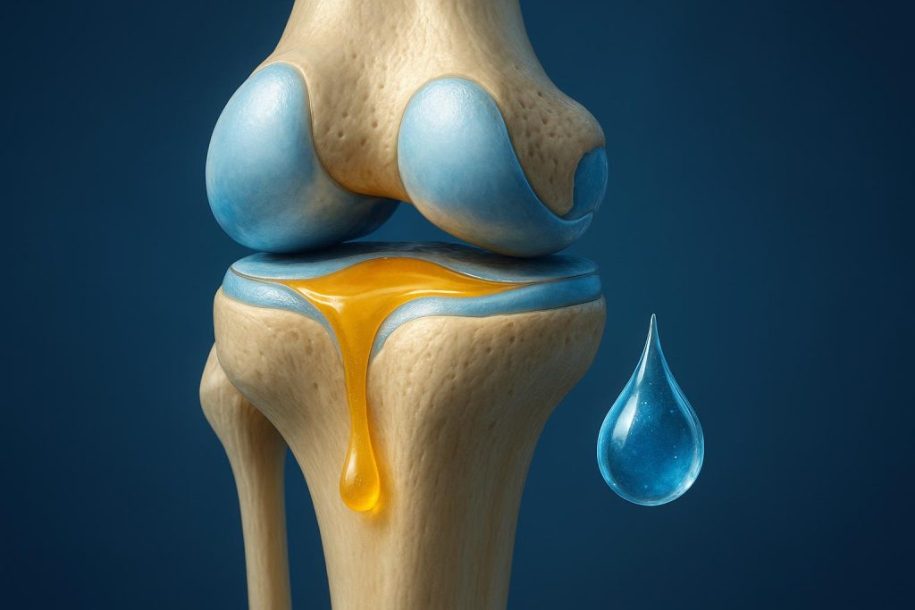 Purified sodium hyaluronate enhancing synovial fluid lubrication and protecting joint cartilage
