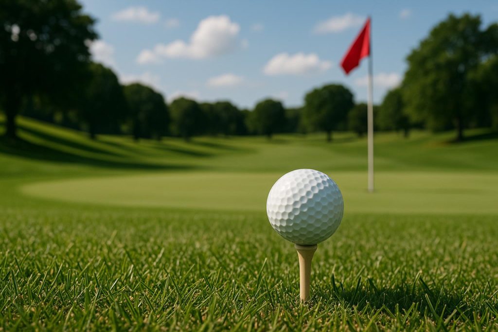 Golf course landscape symbolizing confidence, precision, and focus in legal and sports performance