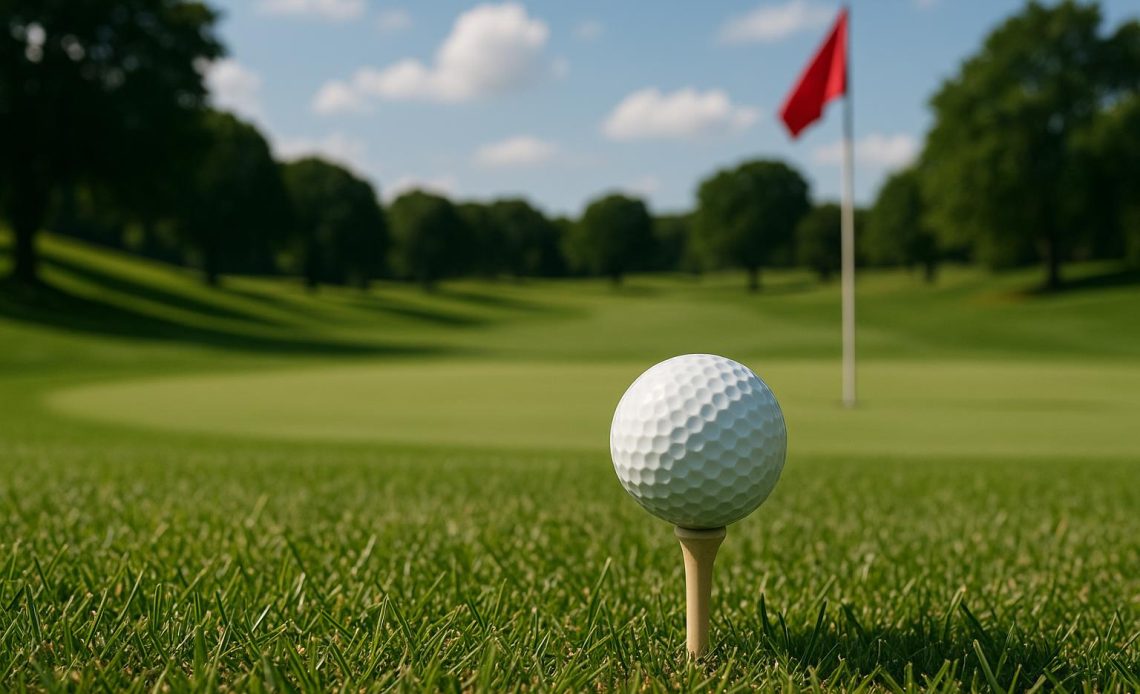 Golf course landscape symbolizing confidence, precision, and focus in legal and sports performance