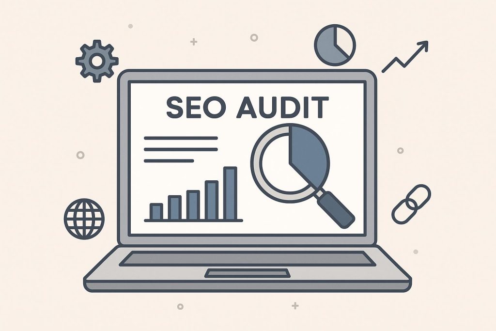 SEO audit checklist, report analysis, and website optimization tools for comprehensive evaluation