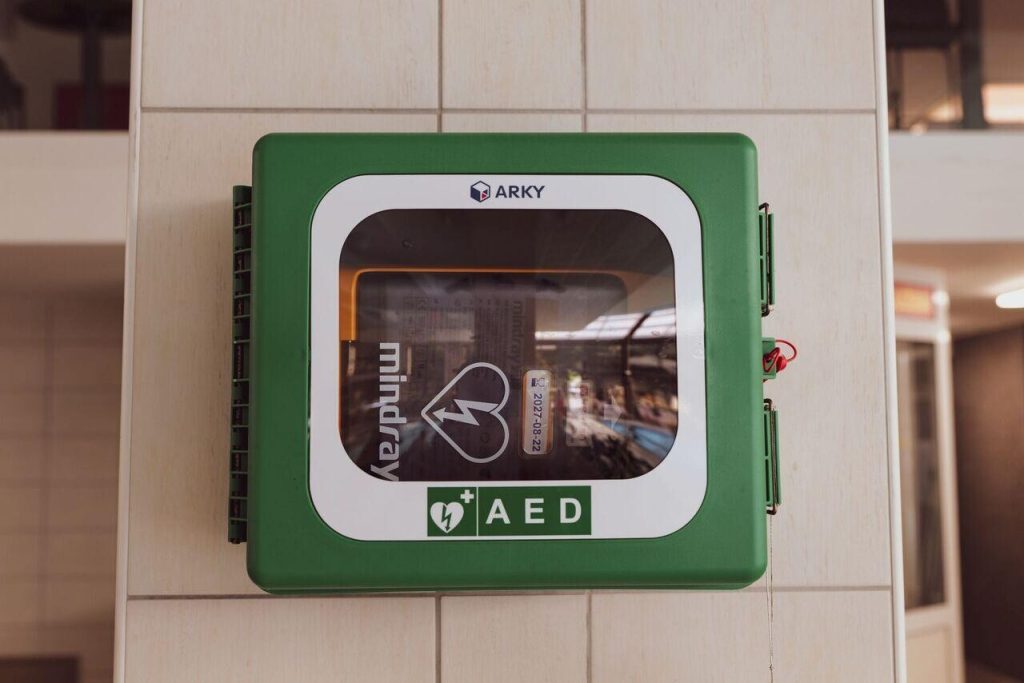 Image 1 of When workplace layouts change, first aid signage must change with them