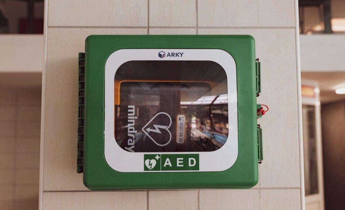 Image 1 of When workplace layouts change, first aid signage must change with them