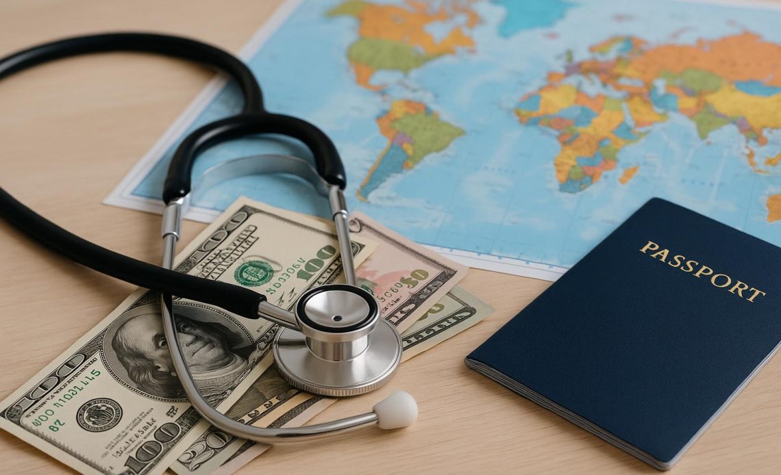 Medical students participating in international internship program at a global healthcare facility