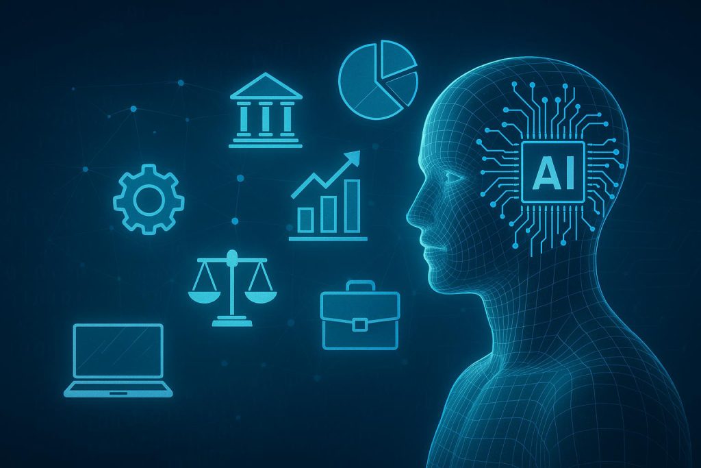 AI technology transforming professional services with automation and data-driven solutions